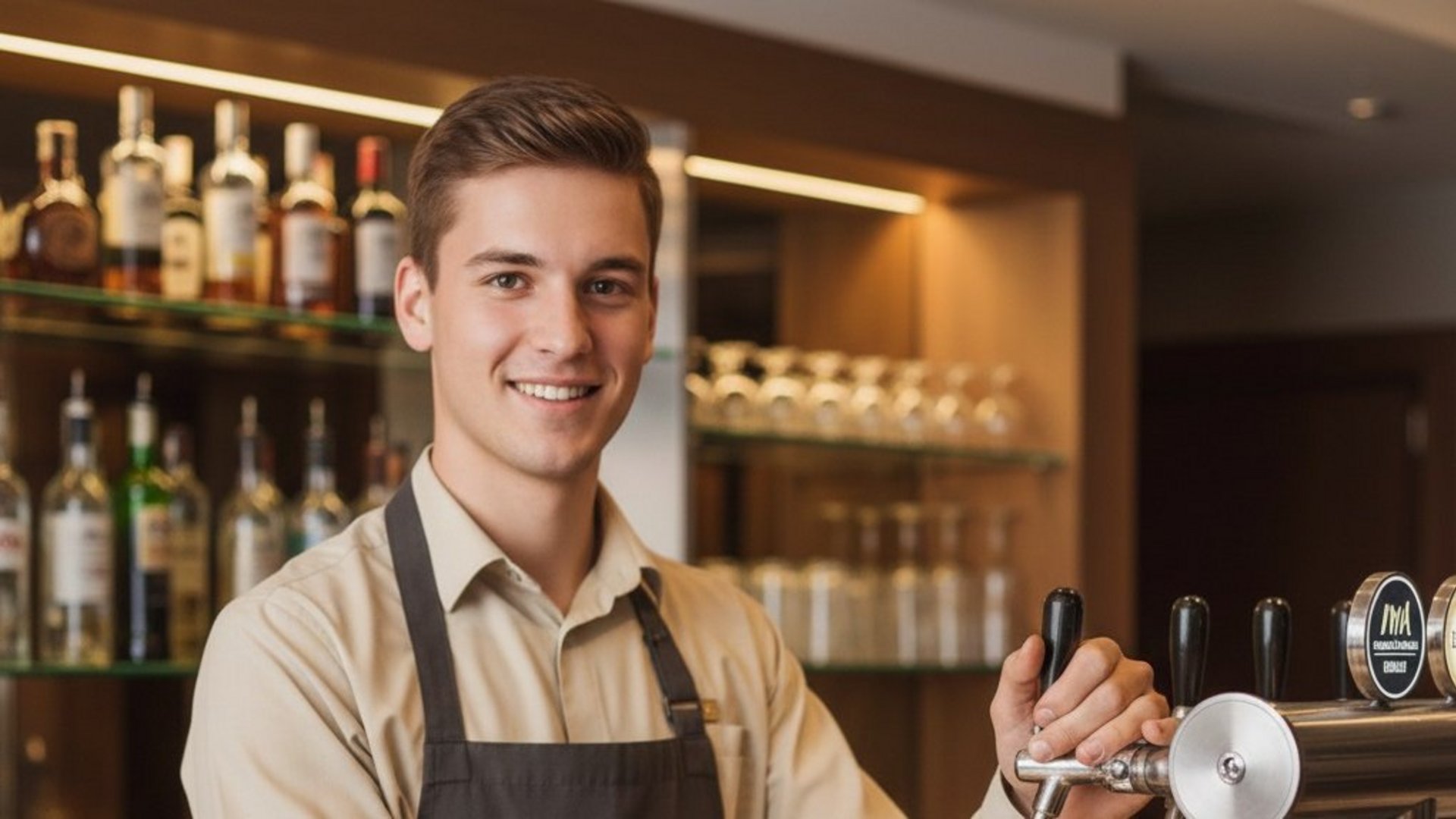 Median Hotels: job openings in Hanover and Lehrte Median Hotel staff pouring draft beer at the bar